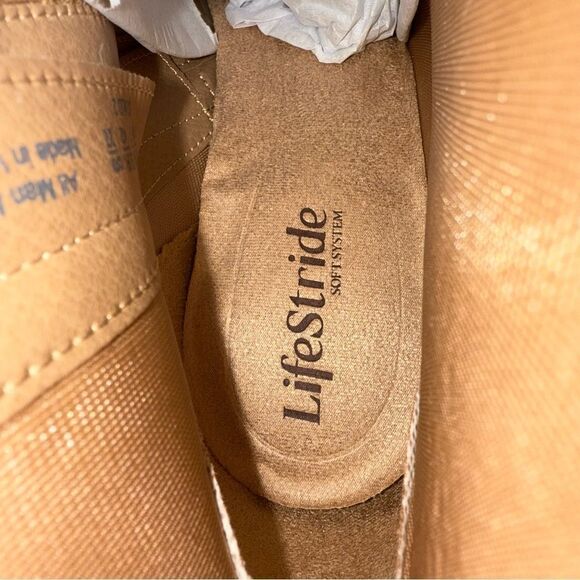 Life Stride Guild 2 Bone Cream Ankle Boots  Kitten Heel Women’s Size 11 M - Picture 8 of 9